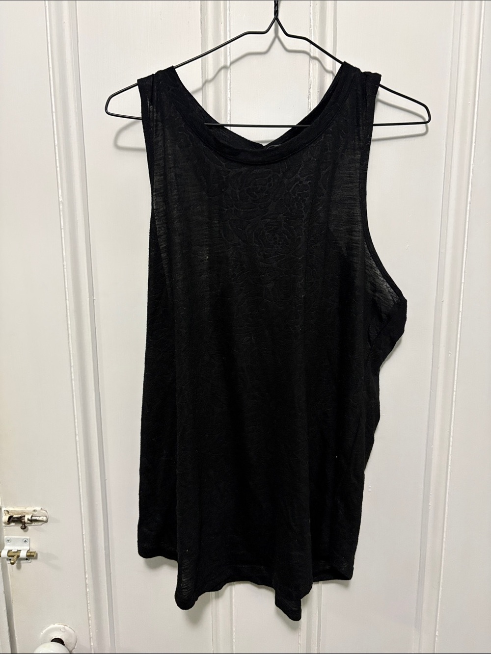 Joe Fresh Black Sleeveless Tank Top
